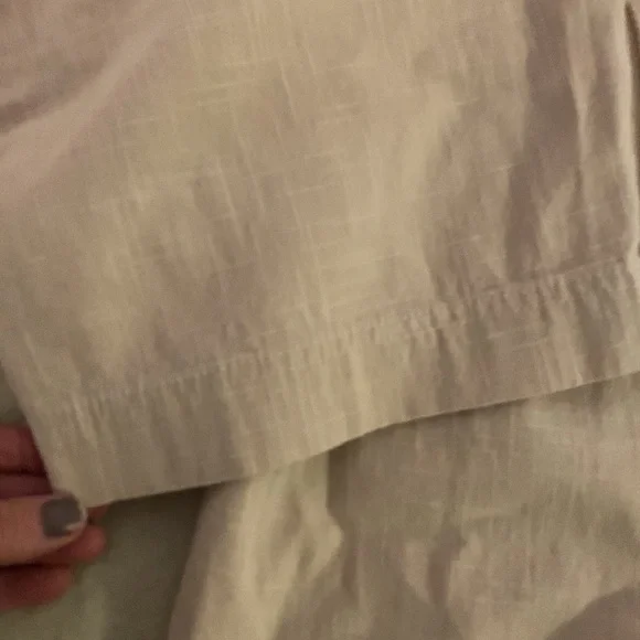 Free People Cream Wide Leg Pants - Picture 6 of 9